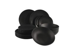 Tavola, Unsere Neuheiten, Tavola Geschirrset 18-teilig schwarz, Produkte & Wohnen
