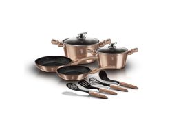 Berlinger, Unsere Neuheiten, Berlinger Haus 10-teiliges Kochgeschirr-Set Rose Gold Edition, Produkte & Wohnen