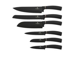 Berlinger Haus - 6-teiliges Messerset Black Rose Collection, One Size