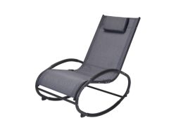 FS-STAR, Unsere Neuheiten, FS-STAR Schaukelstuhl mit Kissen dunkelgrau, Produkte & Wohnen