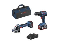 Bosch Professional, Unsere Neuheiten, Bosch 18V kit GSB+GWS+2 x GBA 4.0Ah+GAL+Tasche, Produkte & Wohnen