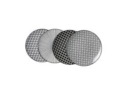 Ritzenhoff & Breker, Küchenbedarf, Ritzenhoff & Breker Takeo Desserttellerset 4-teilig schwarz, Produkte & Wohnen