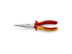 Knipex 26 16 200 VDE Flachrundzange Gerade Vanadium Elektrostahl 200 mm