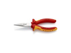 Knipex 25 06 160 VDE Flachrundzange Gerade Chrom-Vanadium Elektrostahl 160 mm