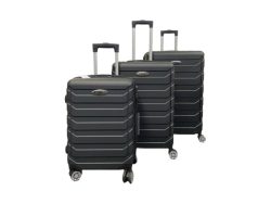 FS-STAR, Freizeit Reisen, FS-STAR Koffer - Trolley Set 3-tlg. anthrazit, Produkte & Wohnen