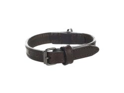 Flamingo, Hund Unterwegs, Flamingo Halsband Leder Denver braun M, Produkte & Wohnen