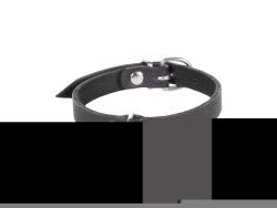 Flamingo, Hund Unterwegs, Flamingo Halsband Leder Seattle schwarz S, Produkte & Wohnen