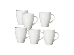 Ritzenhoff & Breker, Küchenbedarf, Ritzenhoff & Breker Melodie Kaffeebecherset 6-teilig weiss, Produkte & Wohnen