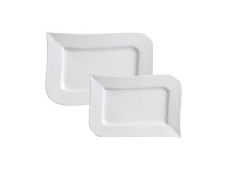 Ritzenhoff & Breker, Küchenbedarf, Ritzenhoff & Breker Melodie Plattenset 2-teilig weiss, Produkte & Wohnen