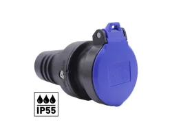 Ekström, Stecker & Kupplungen, Ekström Kupplung T13/10A IP55 schwarz, Produkte & Wohnen
