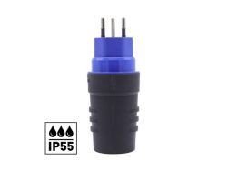 Ekström, Stecker & Kupplungen, Ekström Stecker T12/10A IP55 schwarz, Produkte & Wohnen