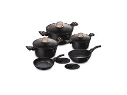 Berlinger Haus - Pfannen-Set 10-teilig Black Rose, One Size