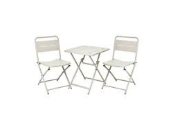 FS-STAR, Gartenmöbel, FS-STAR Bistro-Set 3-teilig Beige, Produkte & Wohnen
