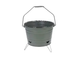 FS-STAR, Grillieren_Frittiere, FS-STAR Grilleimer 27cm Mattgrün, Produkte & Wohnen