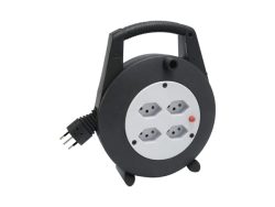 Brennenstuhl 1093202 Kabeltrommel 10 m Schwarz Schweiz-Stecker