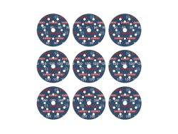 Bosch Accessories 2608902407 Schleifscheiben-Set Durchmesser 125 mm Körnung (num)=80, 120, 180 1 St.