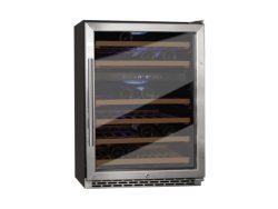 Kibernetik, Weinklimaschränke, Kibernetik FSP Weinklimaschrank 46 FL Chromstahl, Produkte & Wohnen