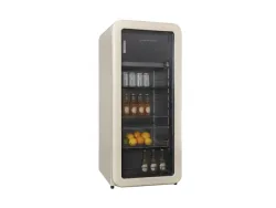 Kibernetik, Getränkekühlschränke, Kibernetik RKS149 Retro Getränkekühlschrank beige, Produkte & Wohnen