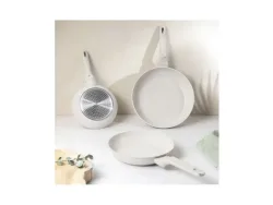 Berlinger, Küchenbedarf, Berlinger Haus 3-teiliges Bratpfannen Set Ø 20/24/28 cm Sahara Collection, Produkte & Wohnen