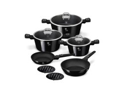 Berlinger - Kochgeschirr-Set 10-teiliges Black Vantage Collection, One Size