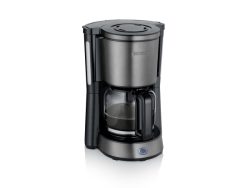 Severin 9340 Kaffeemaschine Schwarz, Edelstahl