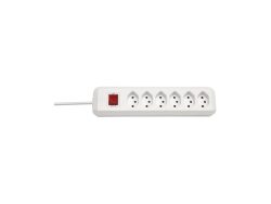 Brennenstuhl 1159462326 Steckdosenleiste mit Schalter Weiß CH-Stecker 1 St.
