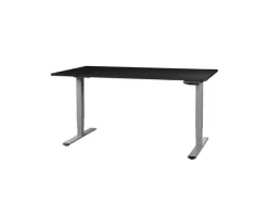 CONTINI, Büromöbel, CONTINI höhenverstellbarer Bürotisch 1.8x0.8m schwarz / Gestell grau RAL 7045, Produkte & Wohnen