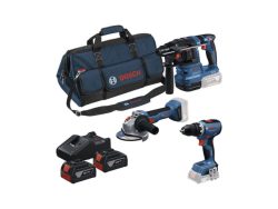 Bosch Professional, Baugeräte, Bosch 3 Tool kit 18V GSR+GWS+GBH+2xGBA 18V 4.0 Ah+GAL 18V-40 0.615.A50.094, Produkte & Wohnen