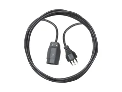 Brennenstuhl 1168432 Strom Verlängerungskabel 10 A Schwarz 3 m H05VV-F 3G 1 mm²