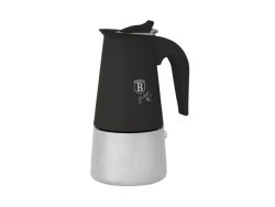 Berlinger, Kaffeemaschinen, Berlinger Haus Espressokocher 6 Tassen Black Silver Collection, Produkte & Wohnen