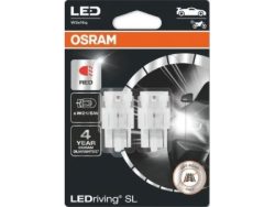 OSRAM, Ersatzleuchtmittel,  LED Retrofit Red 12V W21/5W Doppelblister, AUTO & BIKE, 7515DRP-02B