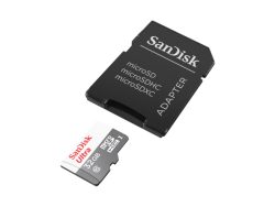 SanDisk Ultra Lite microSDHC UHS-I-Speicherkarte mit SD-Adapter 32 GB Klasse 10 SDSQUNR-032G-GN3MA