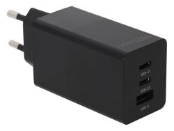 Patona, USB Ladegerät, Patona GaN PD 65W 2xUSB-C + USB-A Black, Produkte & Wohnen