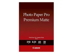 Canon Photo Paper Pro Premium Matte PM-101 8657B006 Fotopapier DIN A3 210 g/m² 20 Blatt Matt