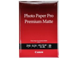 Canon -  Premium Matte Photo Paper A3+ PM101A3+ InkJet 210g 20 Blatt, 1 Stück