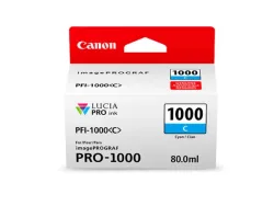 CANON Tintenpatrone cyan PFI-1000 iPF PRO-1000 80ml