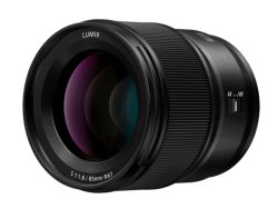 Panasonic - Lumix S 85mm f/1.8 spiegelloses Objektiv, Schwarz, One Size