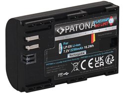 Patona, Akku Li-ION Foto, Patona Platinum Canon LP-E6 USB-C Input, Produkte & Wohnen