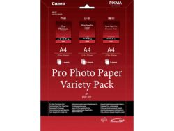 Canon Pro Photo Paper Variety Pack A4 PVP-201 6211B021 Fotopapier DIN A4 210 g/m² 15 Blatt Hochglänzend, Seidenglänzend,