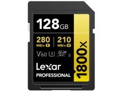 Lexar, SD Speicherkarten, Lexar 1800x UHS-II SDXC 2x128GB Gold, Produkte & Wohnen