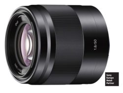 SONY, Sony E-Bajonett, Sony E-Mount APSC 50mm F1.8 OSS Black, Produkte & Wohnen