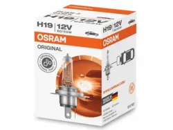 OSRAM, Ersatzleuchtmittel,  Glühlampe H19 12V 65/55W PU43t-3, AUTO & BIKE, 64181L