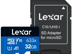 Lexar, microSD Speicherkarten, Lexar micro SDHC 100MB/s 32GB Blue m.A, Produkte & Wohnen