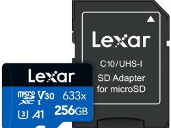 Lexar, microSD Speicherkarten, Lexar micro SDXC 100MB/s 256GB Blue m.A, Produkte & Wohnen