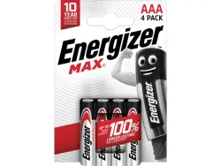 ENERGIZER Batterien Max AAA 1.5V LR03/AM4 4 St&uuml;ck