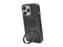 SBS, Kompatibles kabelloses Laden, MagSafe-kompatible Ladehülle mit Metallverarbeitung und Ring mit Standfunktion für iPhone 14 Pro, Produkte & Wohnen