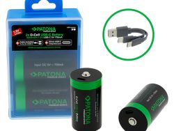 Patona, Akku NiMH Precharged, Patona Premium Akku 2X LR20 USB-C, Produkte & Wohnen