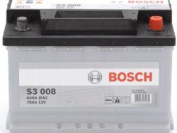 BOSCH, Fahrzeugbatterie, Starterbatterie Bosch 12V/70Ah/640A LxBxH 278x175x190mm/S:0, AUTO & BIKE, 0 092 S30 080 S3 008