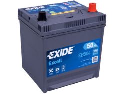 Exide, Fahrzeugbatterie,  Excell 12V/50Ah/360A LxBxH 200x173x222mm/B1 Korea/S:0, AUTO & BIKE, EB504