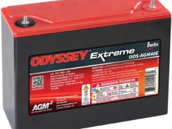 Odyssey, Fahrzeugbatterie,  AGM-Batterie 12V/45Ah/500A LxBxH 250x97x206mm/S:0, AUTO & BIKE, ODS-AGM40E PC1100